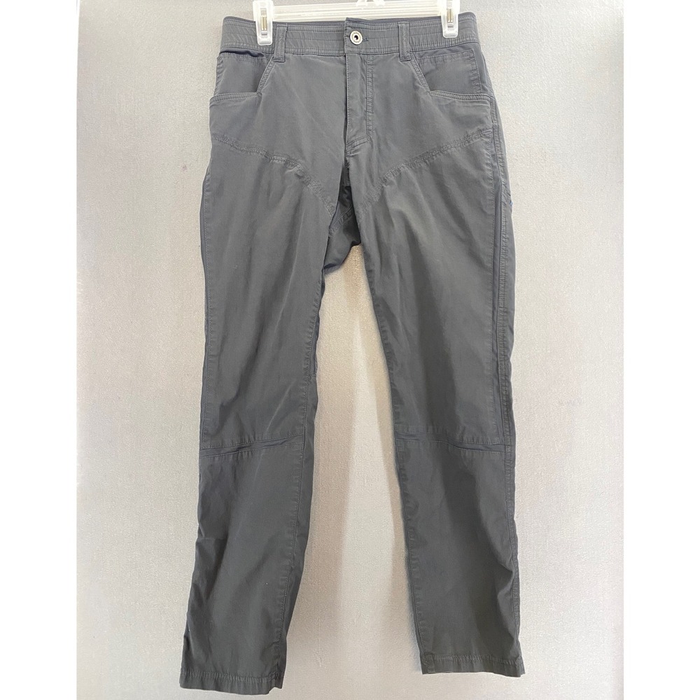 KUHL Radikl Mens 28x30 Charcoal Gray Hiking Technical Pants Exoskeleton Utility